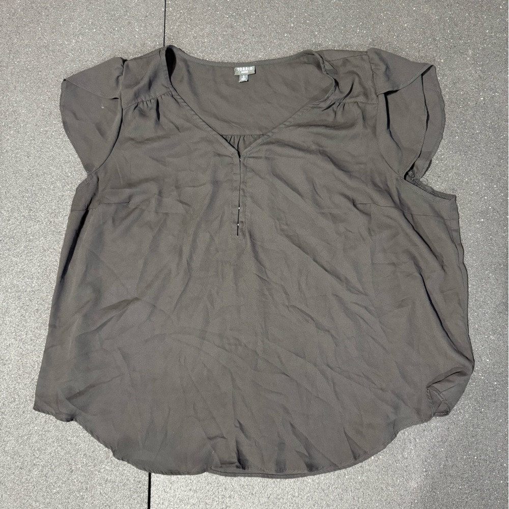 Torrid Harper Blouse – Size 3 (3X) – Black